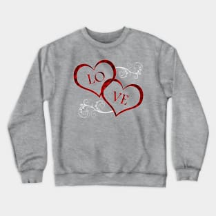Love Hearts Crewneck Sweatshirt